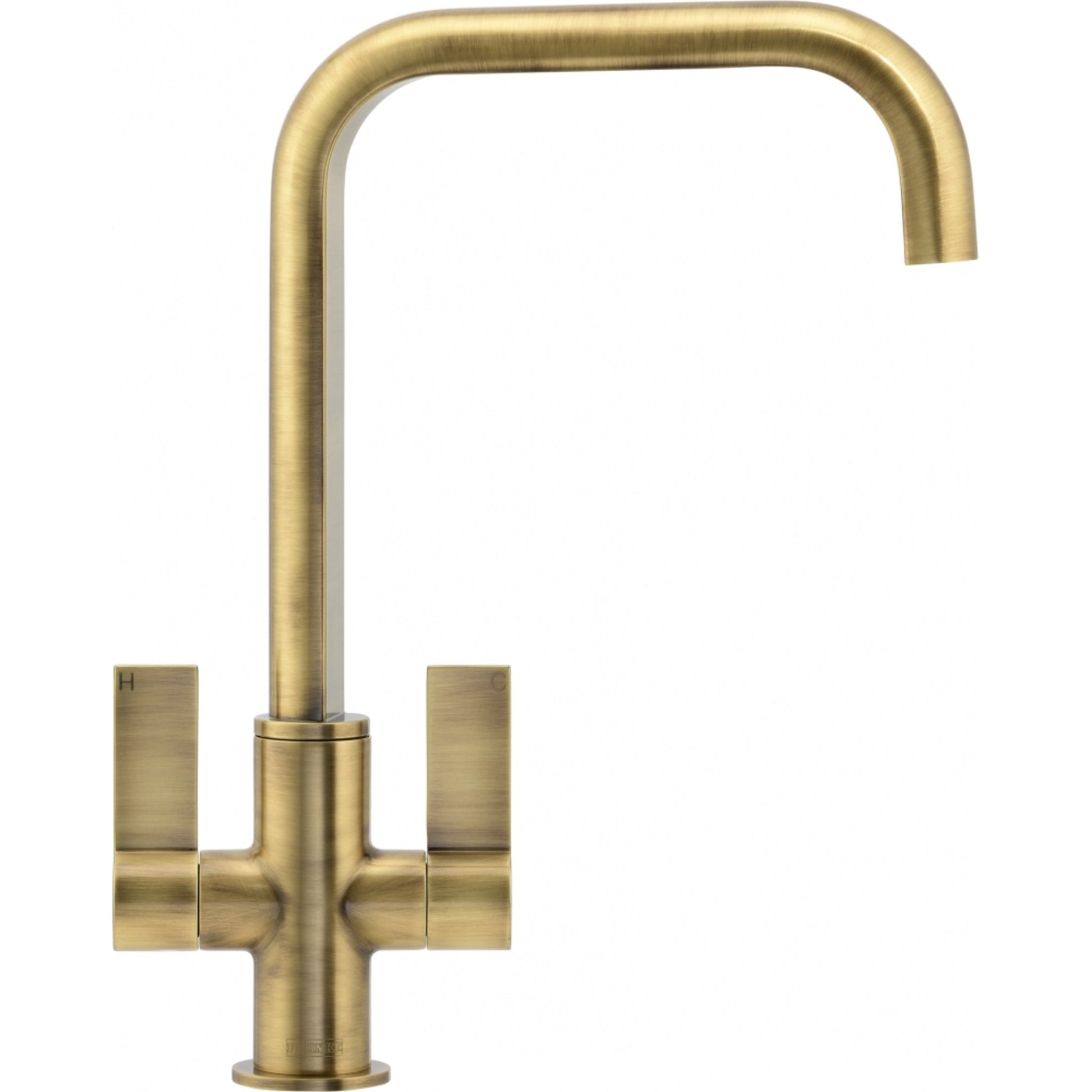 Franke U Spout Orlando Brass Kitchen Tap 115.0605.462 - The Tap Specialist