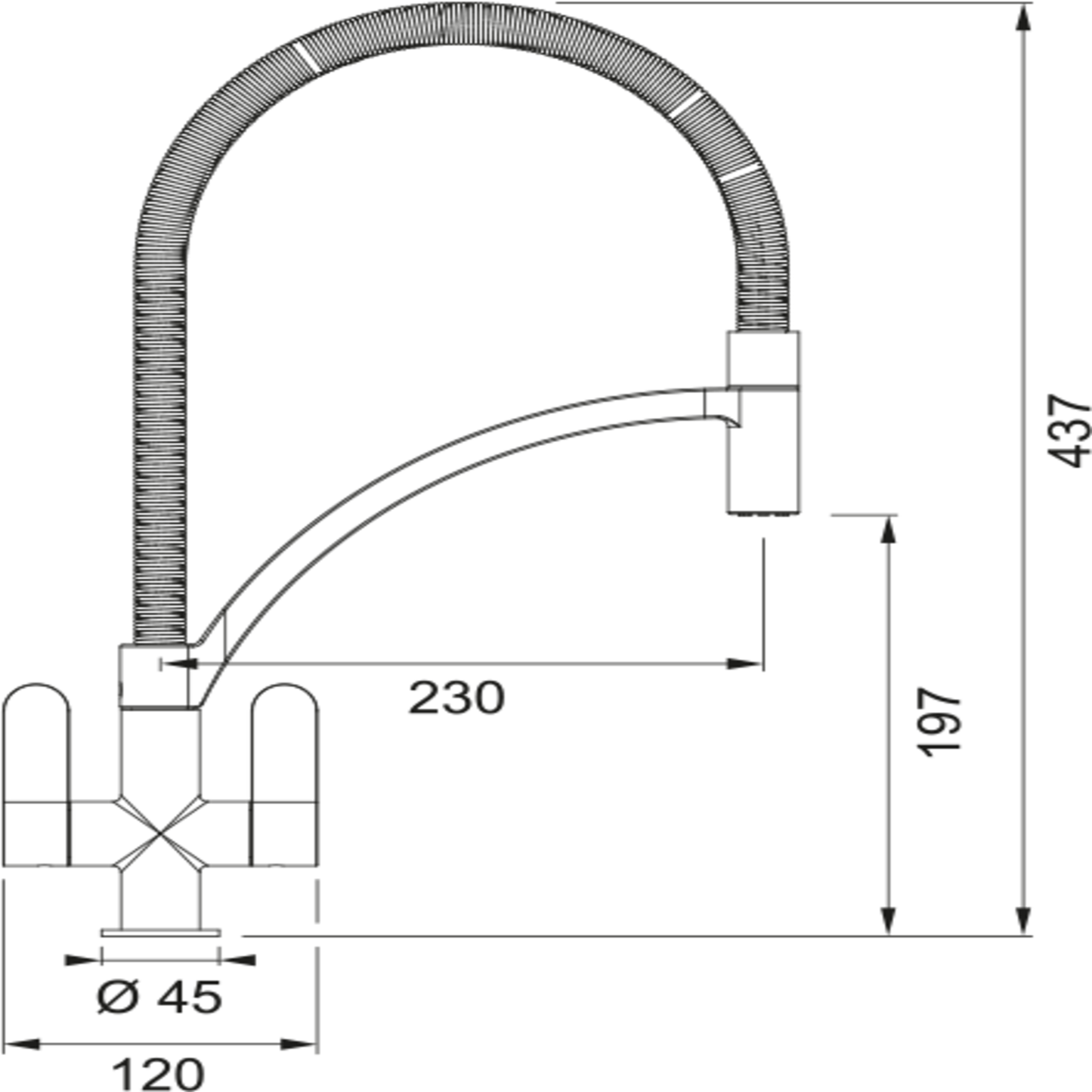 Franke Zelus Chrome Spray Tap - The Tap Specialist