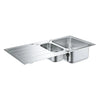 Grohe Kitchen Sink K500 Stainless Steel with Drainer 1.5 Bowl 31572SD1 - The Tap Specialist