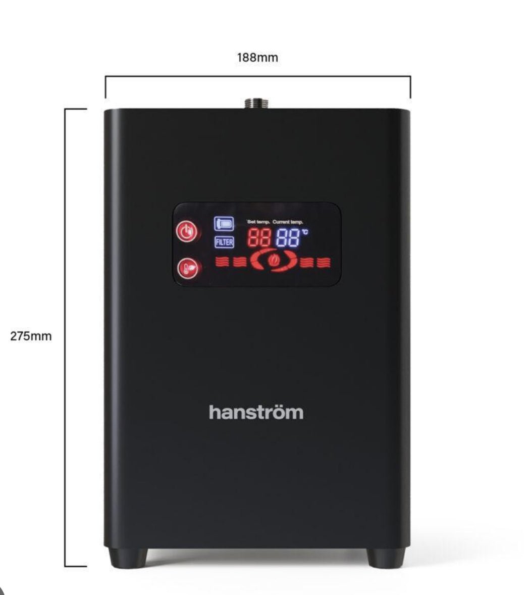 Hanstrom 3 - in - 1 Swan Instant Boiling Water Tap - The Tap Specialist