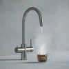 Hanstrom 3 - in - 1 Swan Instant Boiling Water Tap - The Tap Specialist