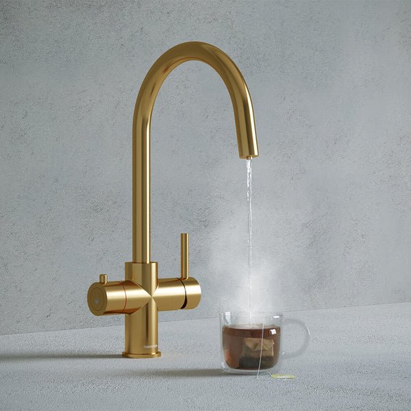 Hanstrom 3 - in - 1 Swan Instant Boiling Water Tap - The Tap Specialist