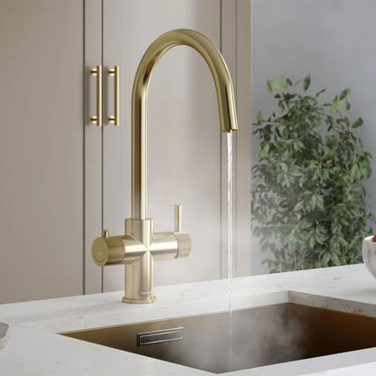Hanstrom 3 - in - 1 Swan Touch Instant Boiling Water Tap - The Tap Specialist