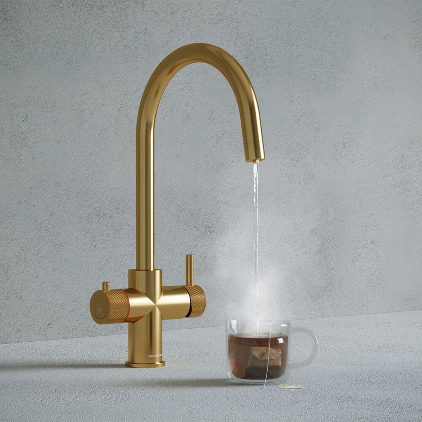 Hanstrom 3 - in - 1 Swan Touch Instant Boiling Water Tap - The Tap Specialist
