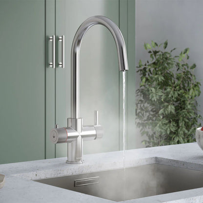 Hanstrom 3 - in - 1 Swan Touch Instant Boiling Water Tap - The Tap Specialist
