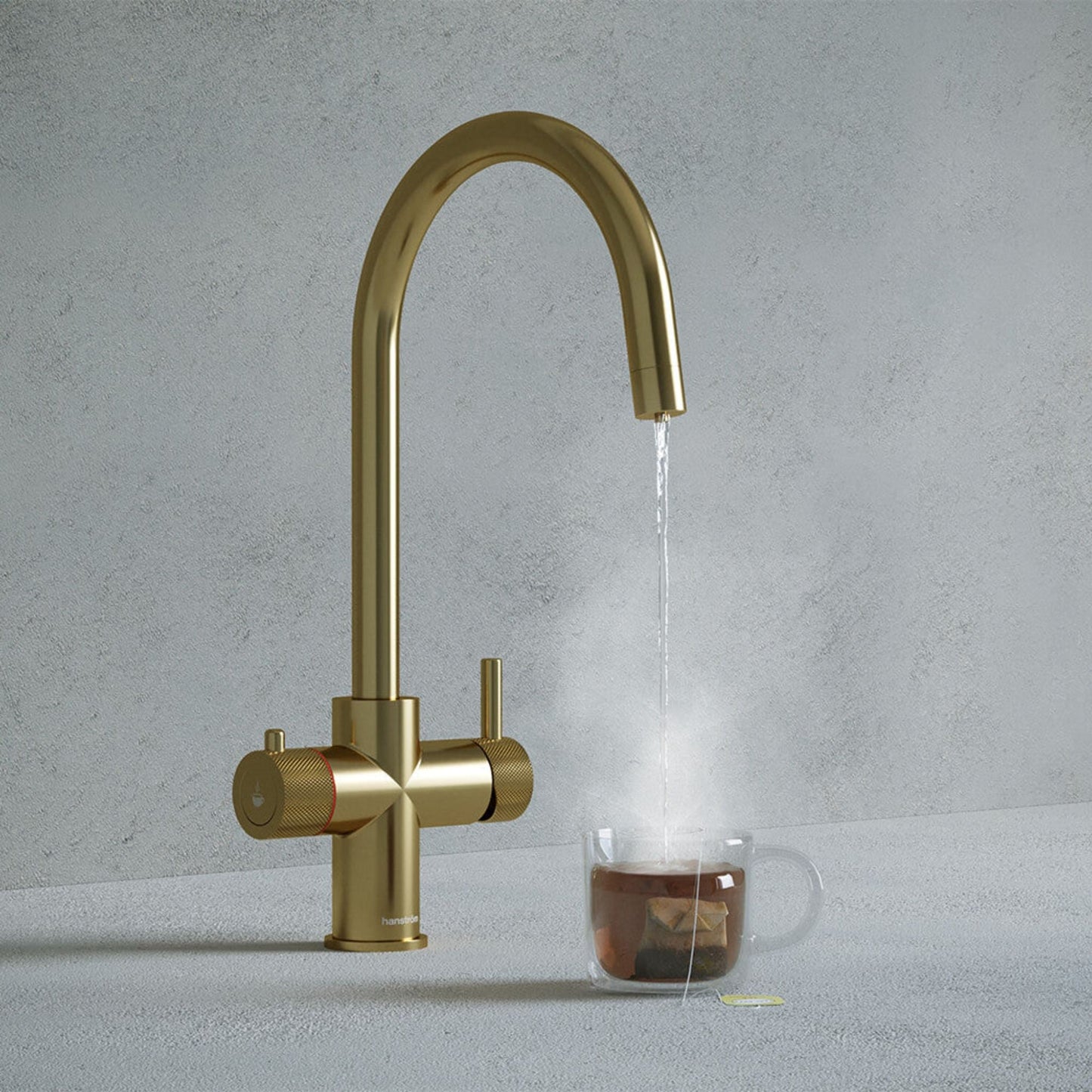 Hanstrom 3 - in - 1 Swan Touch Instant Boiling Water Tap - The Tap Specialist