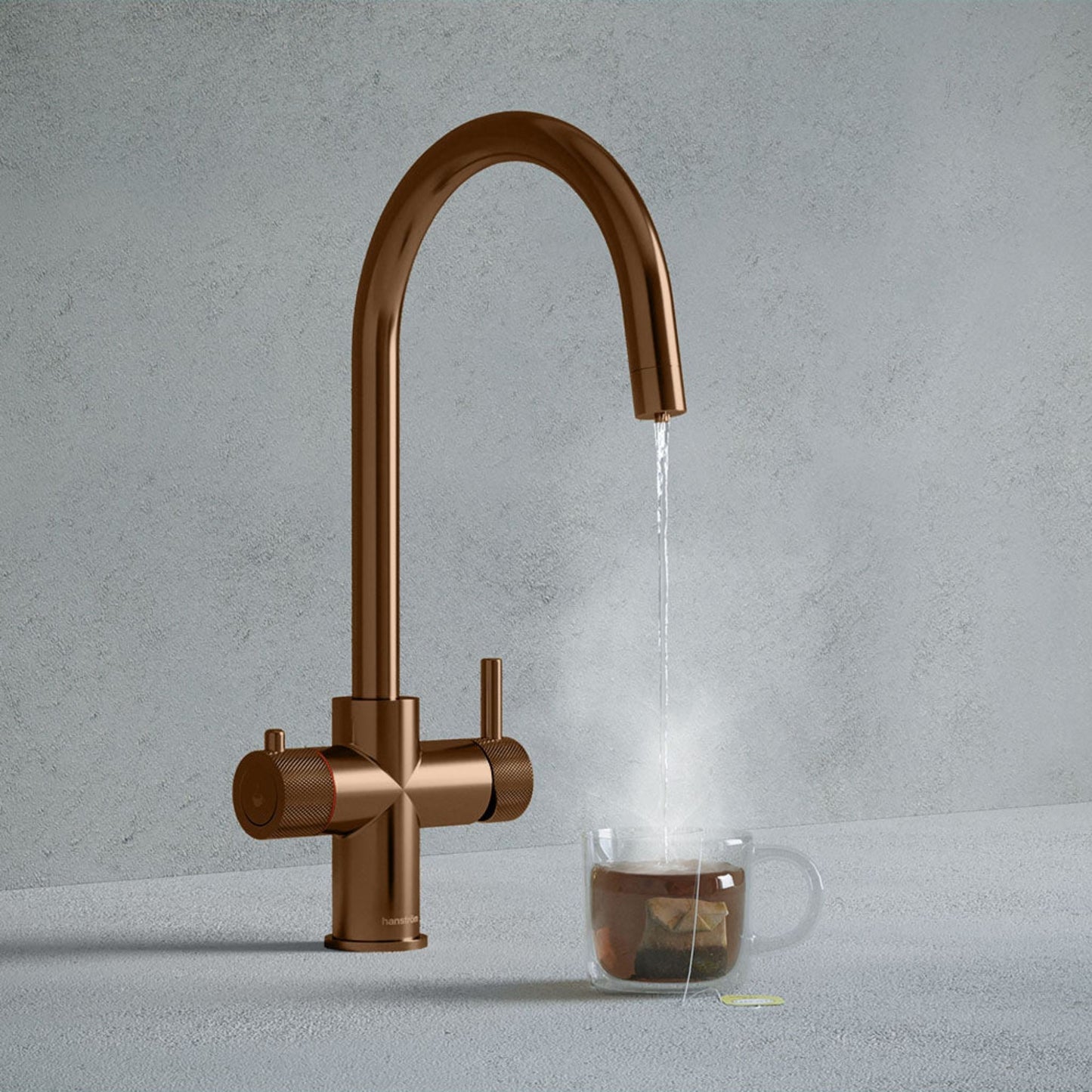 Hanstrom 3 - in - 1 Swan Touch Instant Boiling Water Tap - The Tap Specialist
