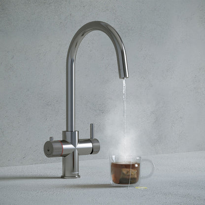 Hanstrom 3 - in - 1 Swan Touch Instant Boiling Water Tap - The Tap Specialist