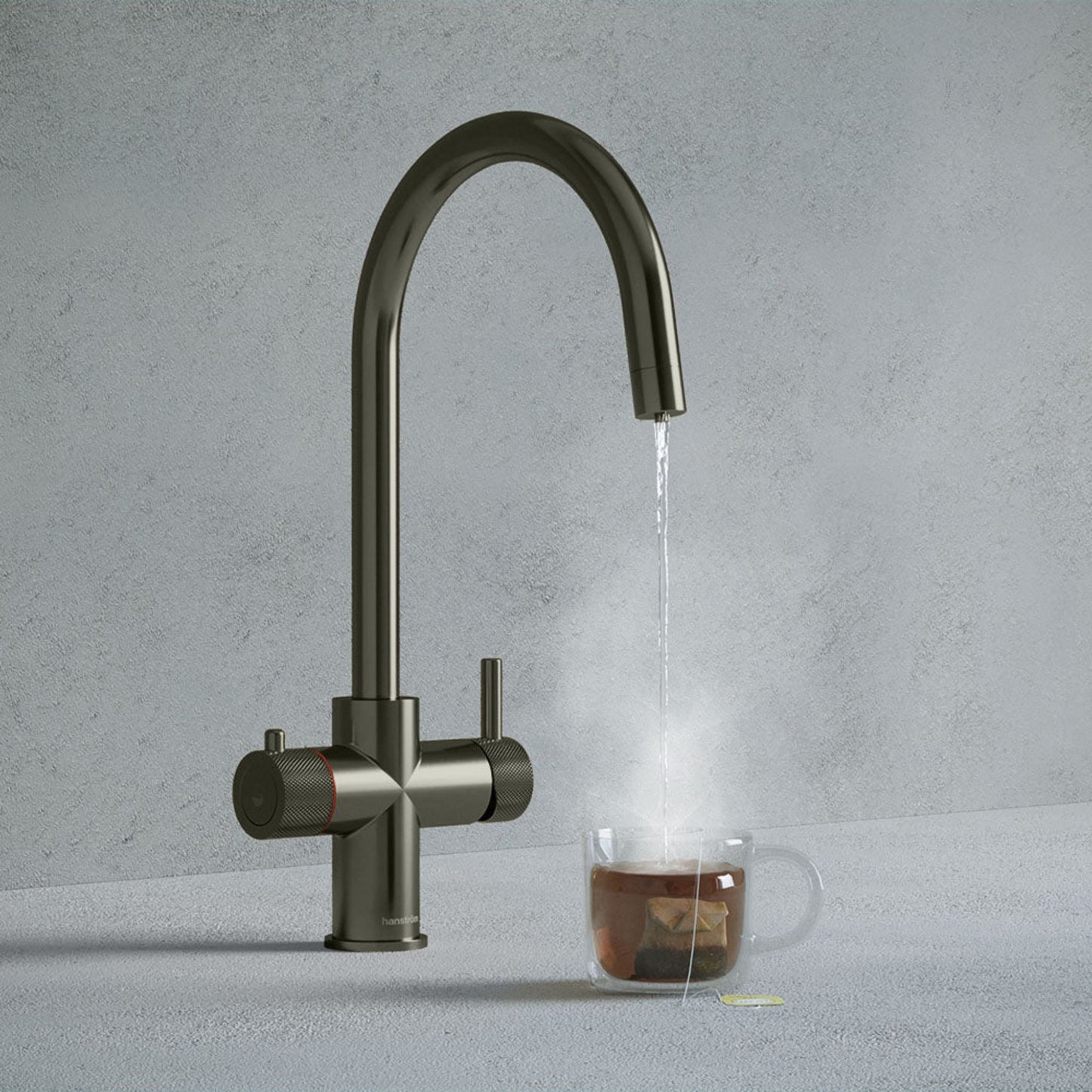 Hanstrom 3 - in - 1 Swan Touch Instant Boiling Water Tap - The Tap Specialist