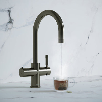 Hanstrom 4 - in - 1 Swan Instant Boiling Water Tap - The Tap Specialist