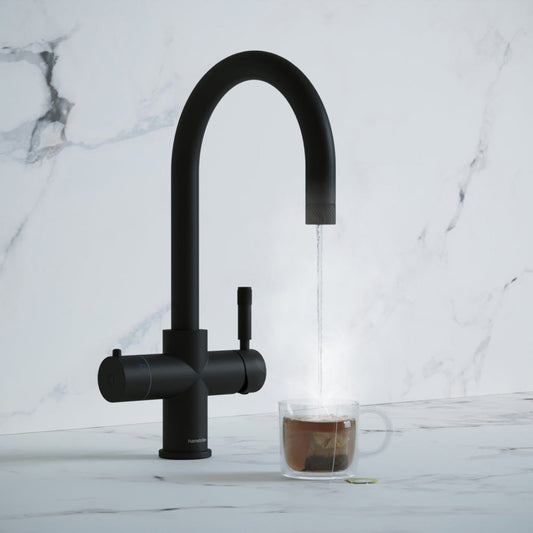 Hanstrom 4 - in - 1 Swan Instant Boiling Water Tap - The Tap Specialist