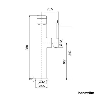 Hanstrom 5 in 1 Instant Boiling Water Digital Tap - The Tap Specialist