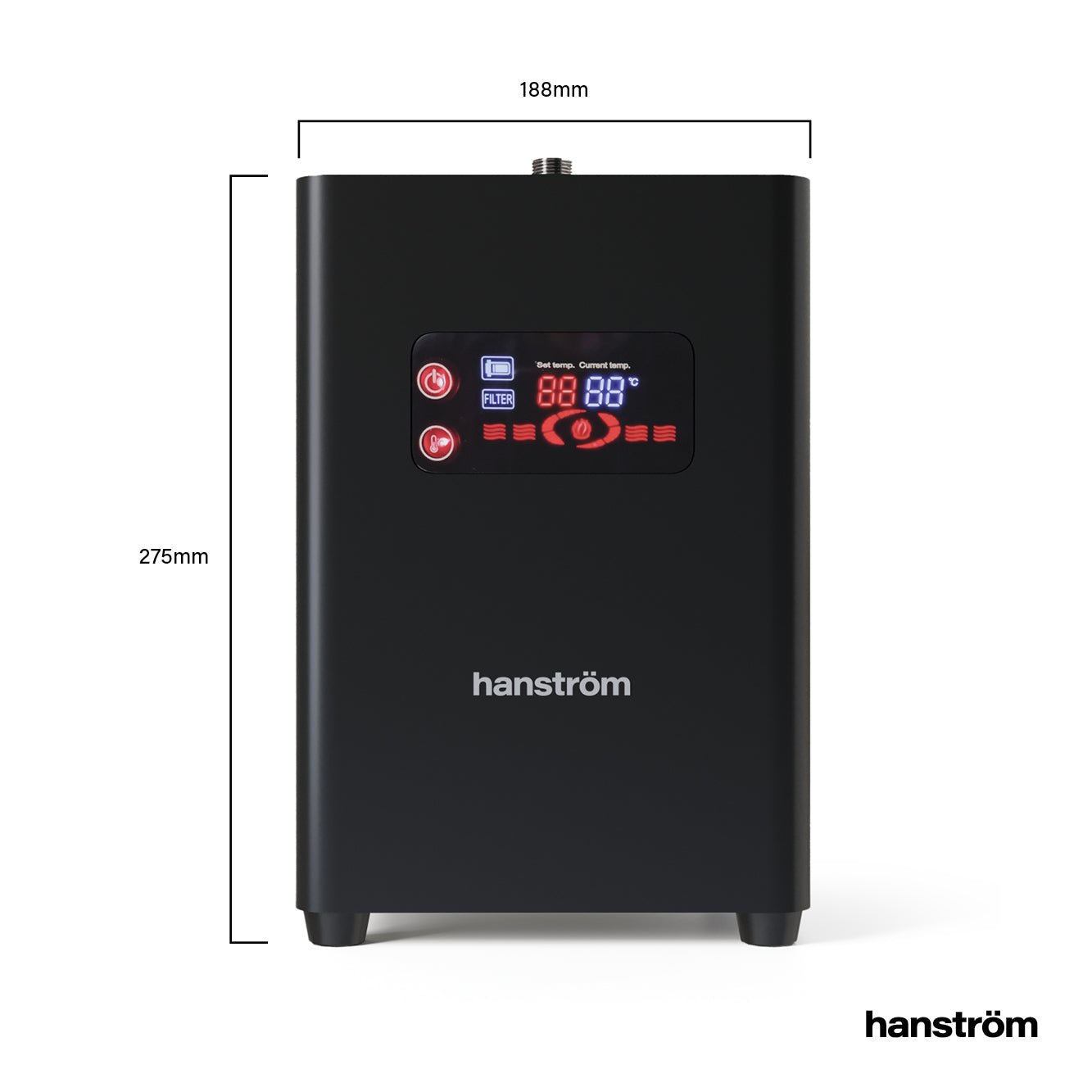 Hanström Holden 3 - in - 1 Instant Boiling Water Tap - The Tap Specialist