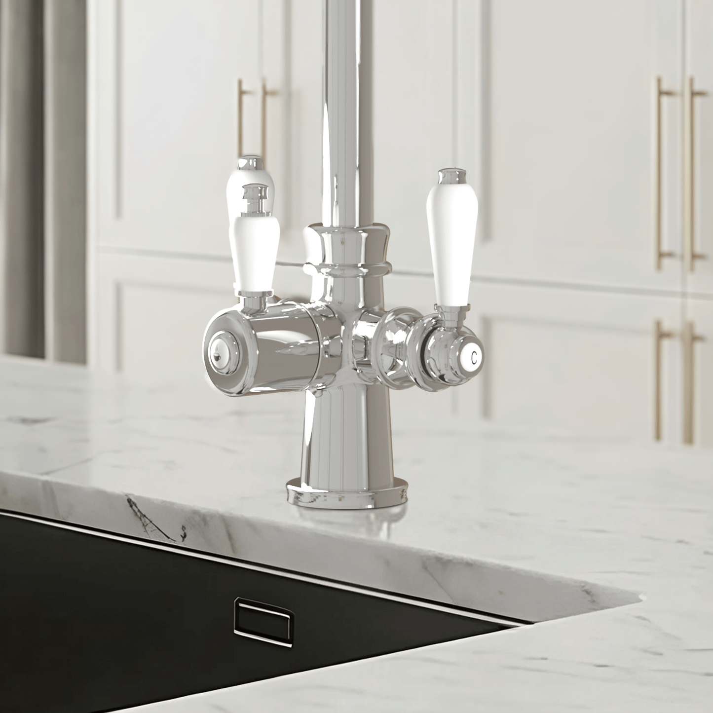 Hanström Holden 3 - in - 1 Instant Boiling Water Tap - The Tap Specialist