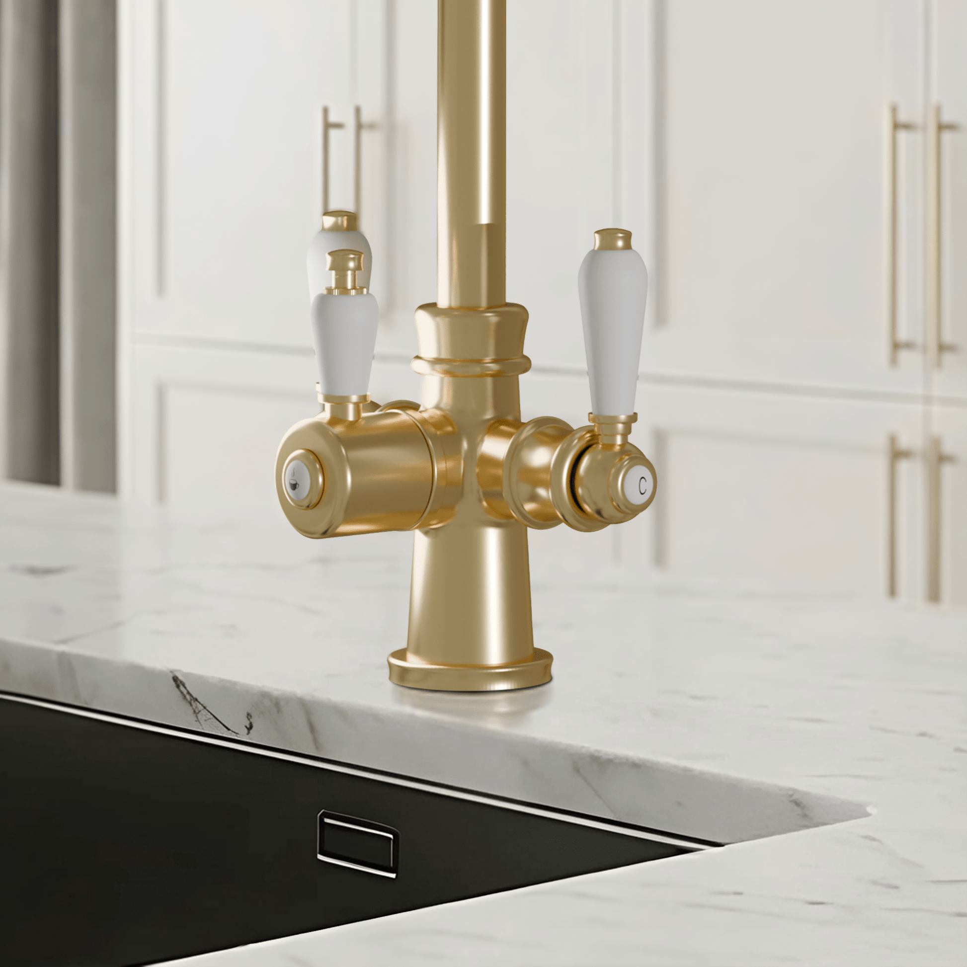 Hanström Holden 3 - in - 1 Instant Boiling Water Tap - The Tap Specialist