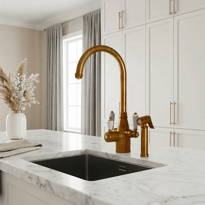 Hanström Tate 3 - in - 1 + Spray Instant Boiling Water Tap - The Tap Specialist