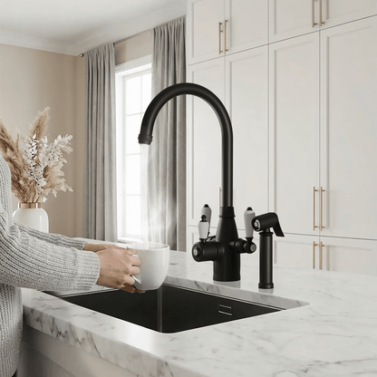 Hanström Tate 3 - in - 1 + Spray Instant Boiling Water Tap - The Tap Specialist