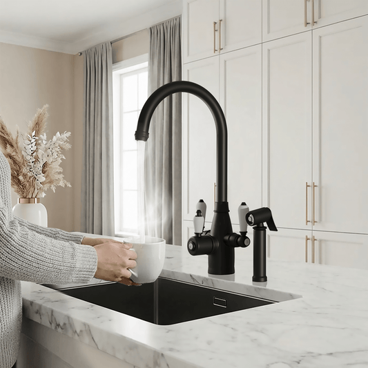 Hanström Tate 3 - in - 1 + Spray Instant Boiling Water Tap - The Tap Specialist