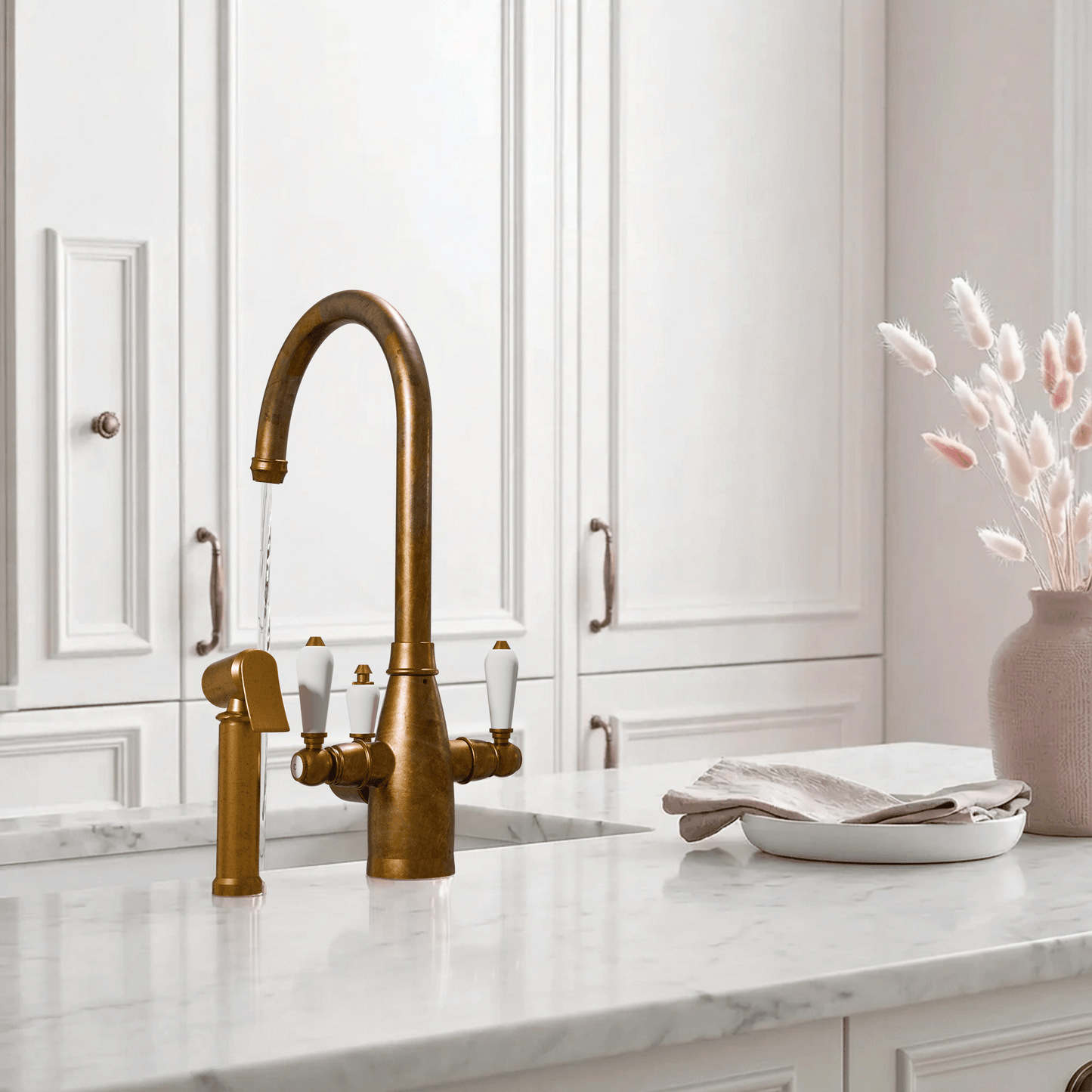 Hanström Tate 3 - in - 1 + Spray Instant Boiling Water Tap - The Tap Specialist