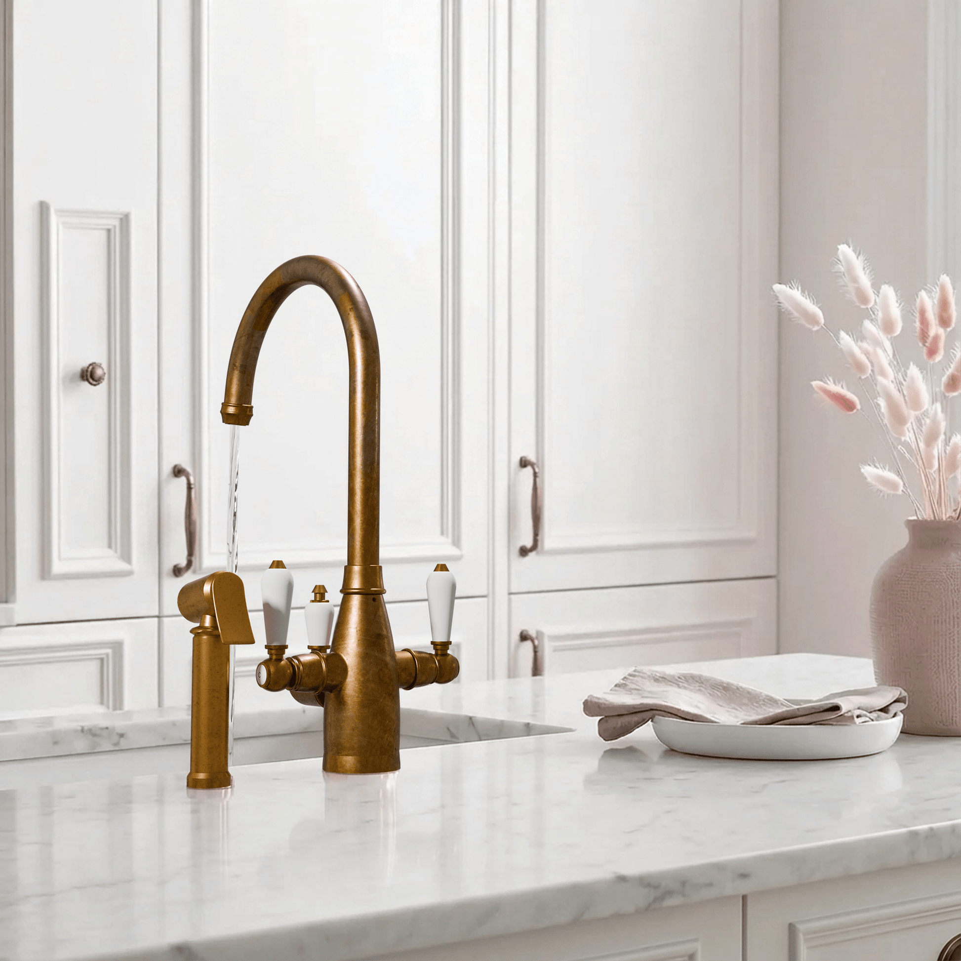 Hanström Tate 3 - in - 1 + Spray Instant Boiling Water Tap - The Tap Specialist