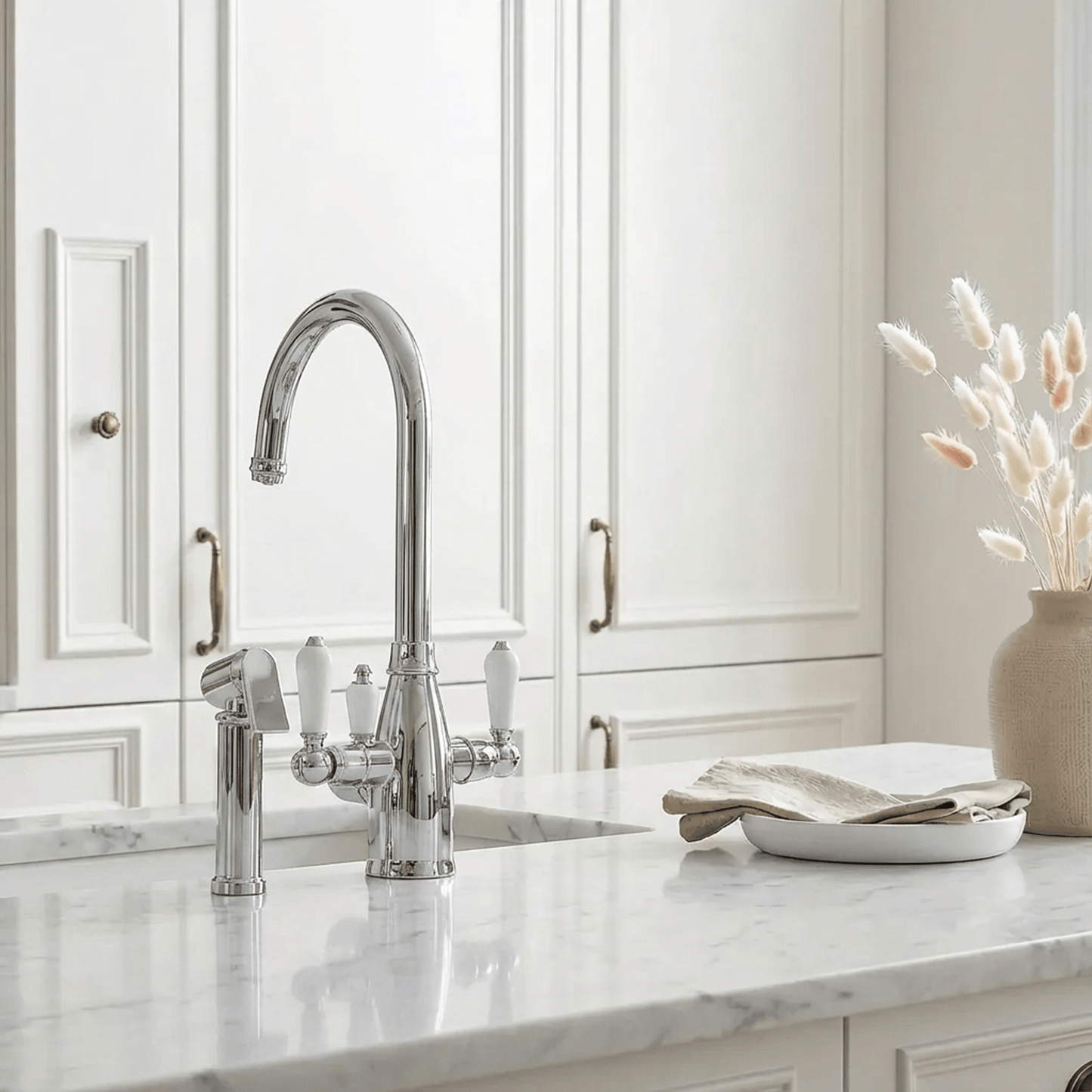 Hanström Tate 3 - in - 1 + Spray Instant Boiling Water Tap - The Tap Specialist