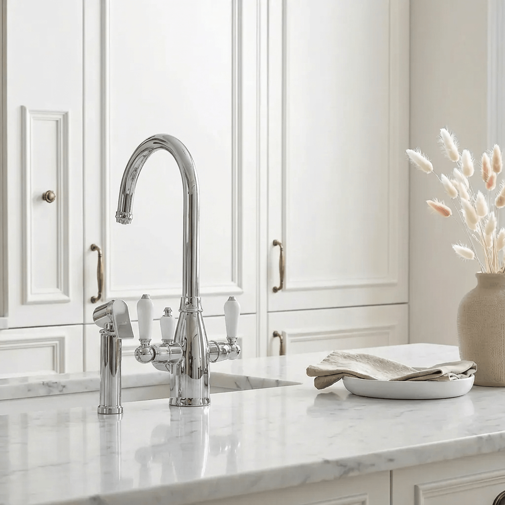 Hanström Tate 3 - in - 1 + Spray Instant Boiling Water Tap - The Tap Specialist