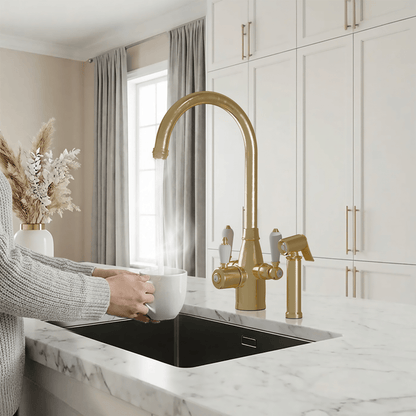 Hanström Tate 3 - in - 1 + Spray Instant Boiling Water Tap - The Tap Specialist