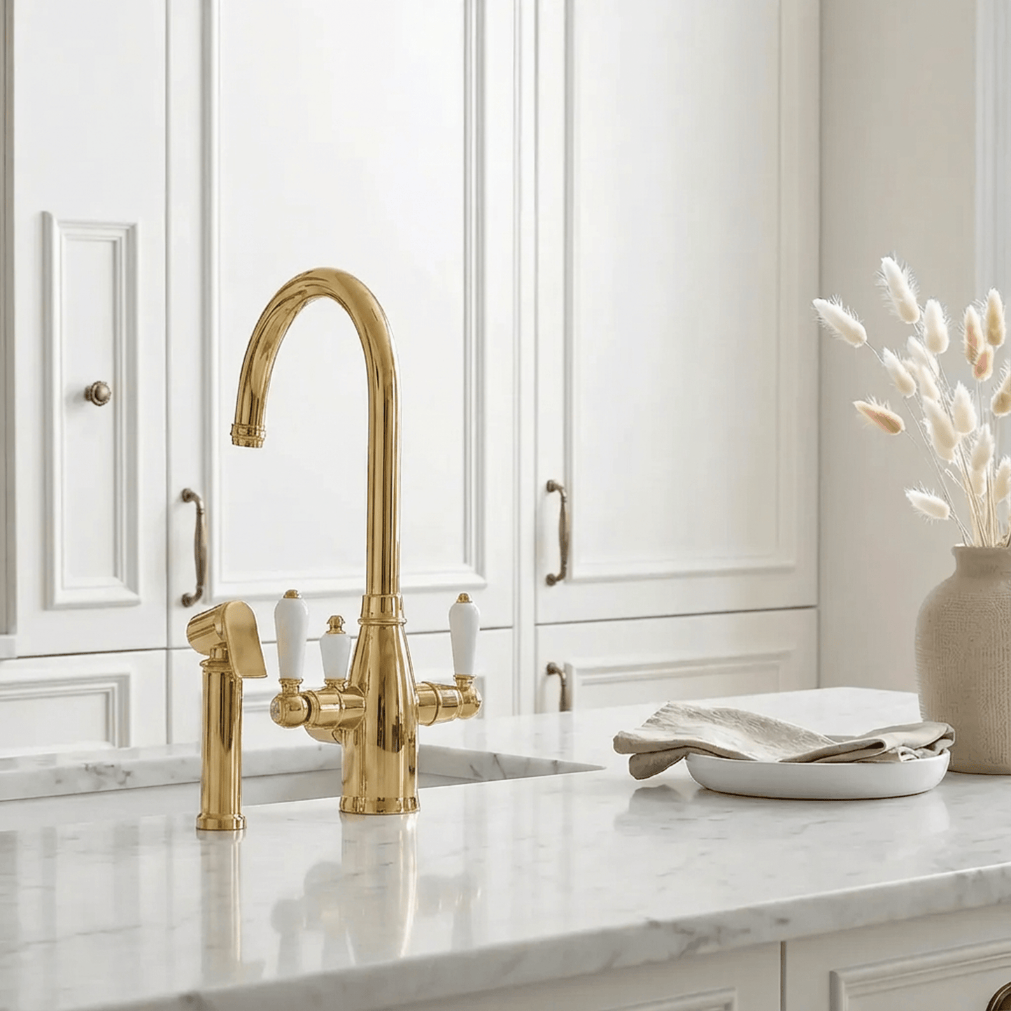 Hanström Tate 3 - in - 1 + Spray Instant Boiling Water Tap - The Tap Specialist