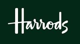 harrods logo balck background logo
