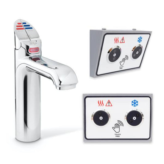 HydroTap G5 Classic Boiling Chilled 240/175 Bright Chrome for Work with touch free disability friendly controller - The Tap Specialist