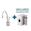 InSinkErator HC1100 Premium Instant Steaming Hot And Filtered Cold Water Tap plus Neo Boiler Tank & Filter Kit - The Tap Specialist