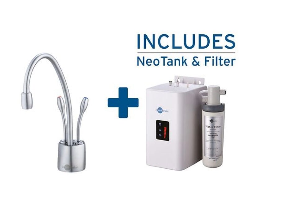 InSinkErator HC1100 Steaming Hot & Cold Water Tap Neo Boiler Tank and Filter Kit - The Tap Specialist