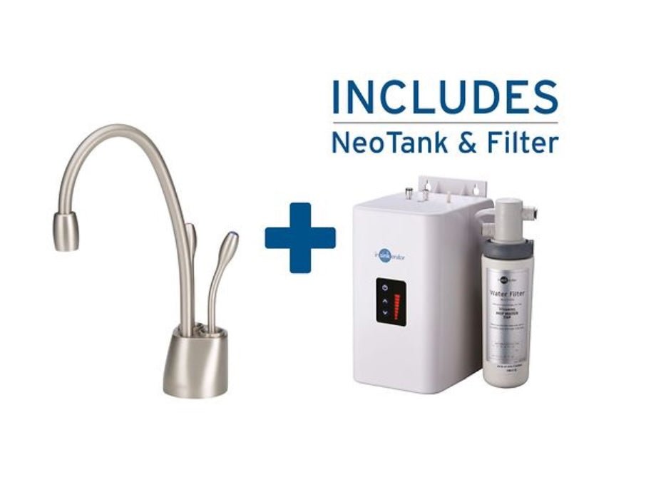 InSinkErator HC1100 Steaming Hot & Cold Water Tap Neo Boiler Tank and Filter Kit - The Tap Specialist