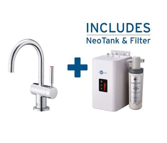 Insinkerator HC3300 Steaming Hot & Cold Water Tap with Neotank and filter install kit - The Tap Specialist