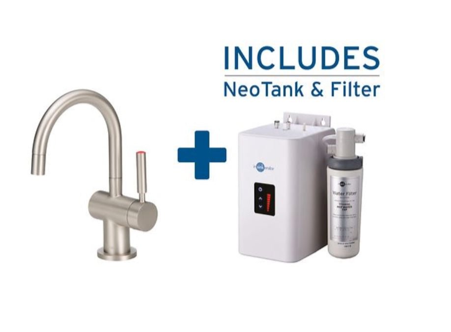 Insinkerator HC3300 Steaming Hot & Cold Water Tap with Neotank and filter install kit - The Tap Specialist