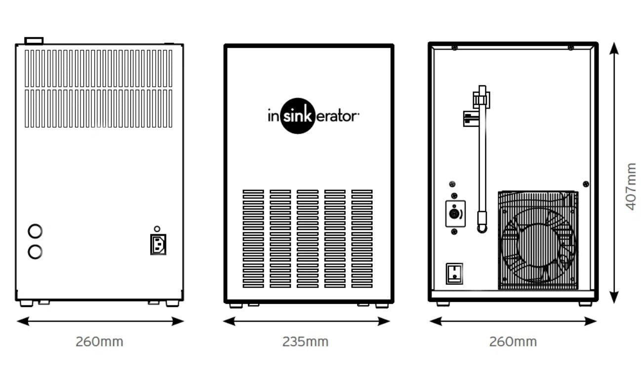 InSinkErator NeoChiller Cold Water Chiller Tank - White 45528 - The Tap Specialist