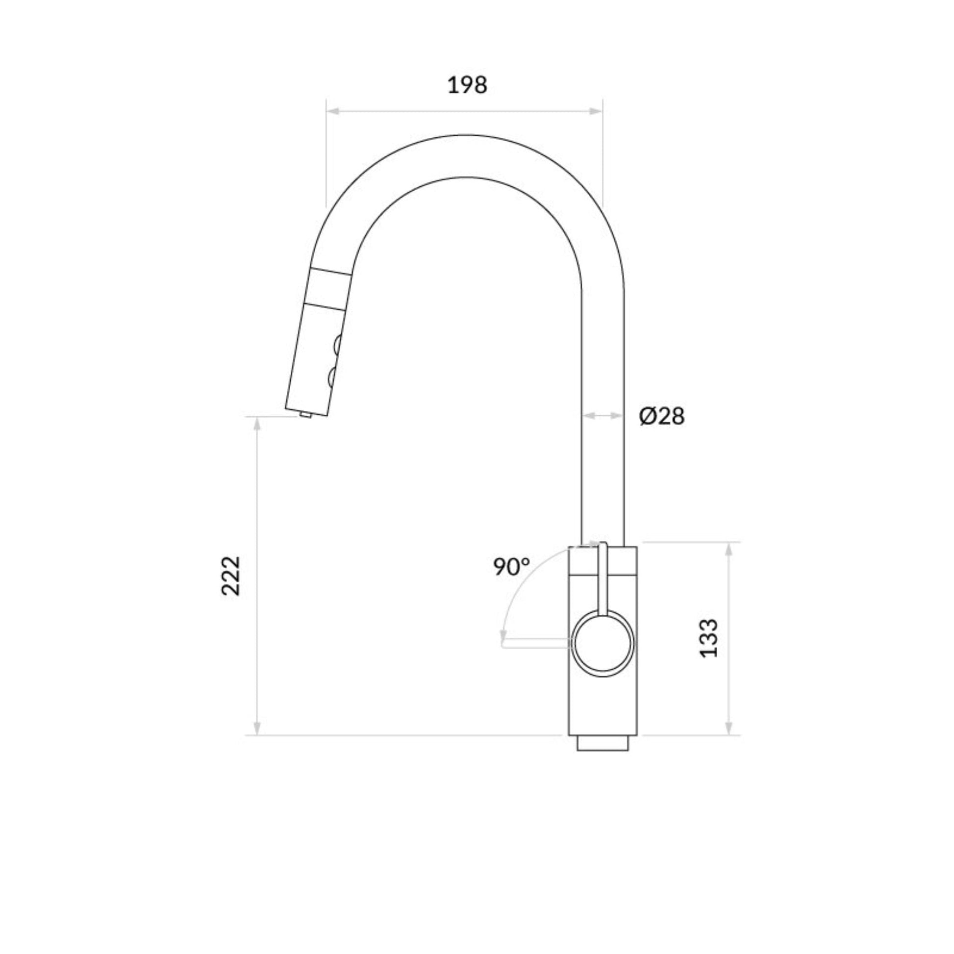 INTU 4 - in - 1 Nexus Form Boiling Water Tap with Pull Out Spray - The Tap Specialist