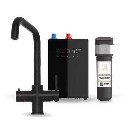 INTU 4OUR Nexus 4 - in - 1 Square Instant Boiling Water Tap - The Tap Specialist