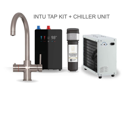 INTU 4OUR Nexus 4 - in - 1 Swan Instant Boiling Water Tap - The Tap Specialist