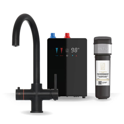 INTU 4OUR Nexus 4 - in - 1 Swan Instant Boiling Water Tap - The Tap Specialist