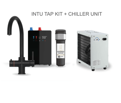 INTU 4OUR Nexus 4 - in - 1 Swan Instant Boiling Water Tap - The Tap Specialist