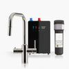 Intu Monarch & Nexus 4 - 1 Pull Down Square Instant Boiling Water Tap - The Tap Specialist