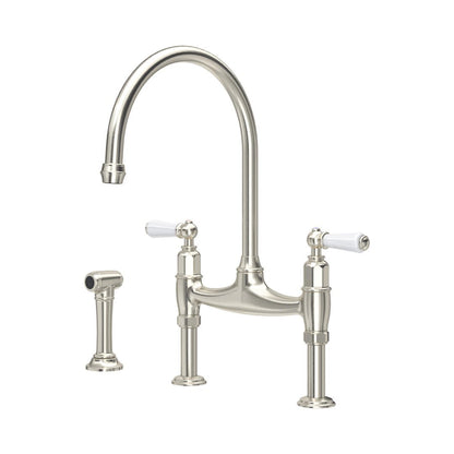 Perrin & Rowe Ionian Kitchen Sink Bridge Tap & Rinse 4173 - The Tap Specialist