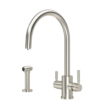 Perrin & Rowe Juliet 3 - in - 1 Instant Hot Water Tap with Rinse 1712 - The Tap Specialist