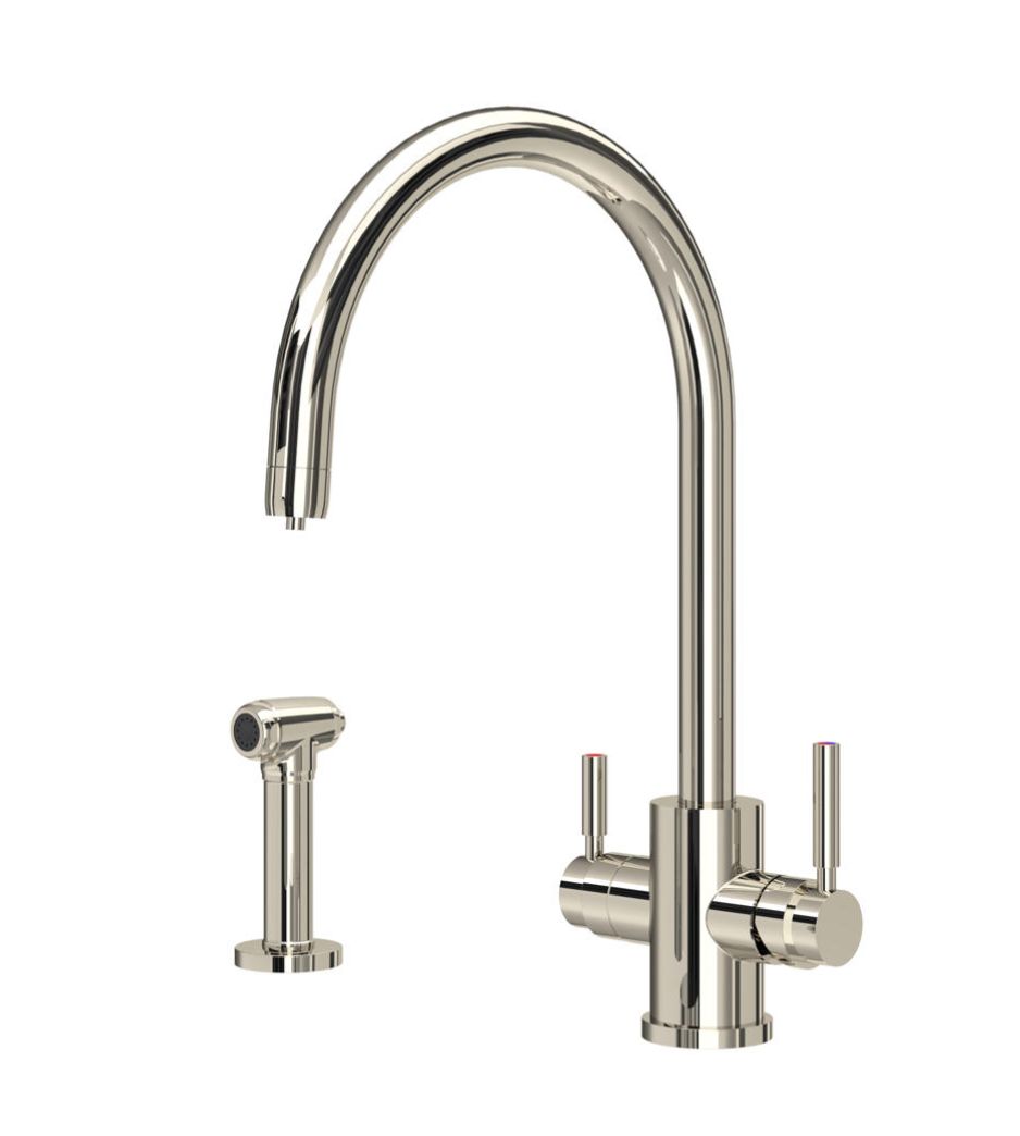 Perrin & Rowe Juliet 3 - in - 1 Instant Hot Water Tap with Rinse 1712 - The Tap Specialist