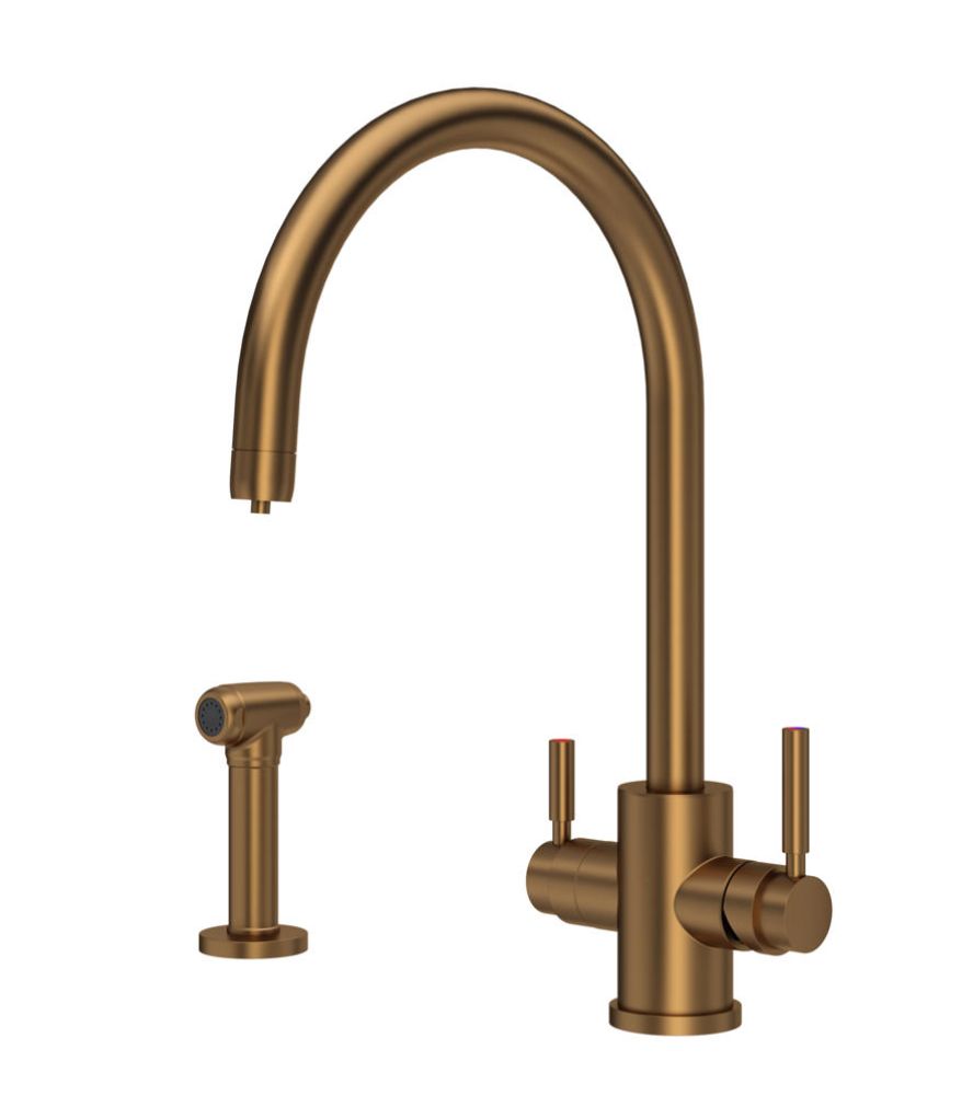 Perrin & Rowe Juliet 3 - in - 1 Instant Hot Water Tap with Rinse 1712 - The Tap Specialist