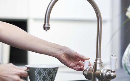 Perrin & Rowe Phoenician 3 - in - 1 Instant Hot Water Tap - The Tap Specialist