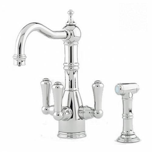 Perrin & Rowe Picardie Monobloc Filter Tap with Pull Out Spray Rinse - The Tap Specialist