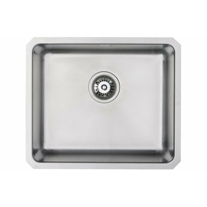 Prima+ Large 1.0B R25 Undermount Sink Stainless Steel - The Tap Specialist