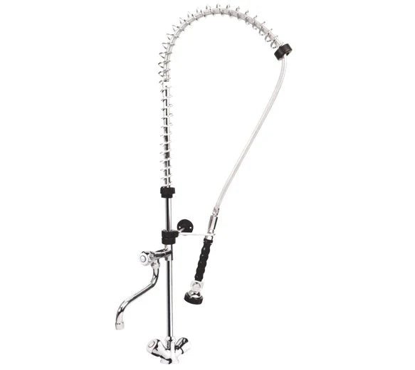 Quattro Commercial Pre Rinse Arm Tap With Trigger Spray Plus Add On Faucet - The Tap Specialist